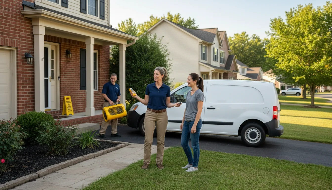 Residential water damage restoration in Lemoyne, PA